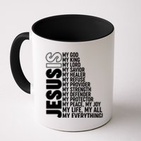 Jesus Is My Life My All My Everything Coffee Mug