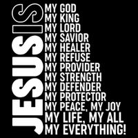 Jesus Is My Life My All My Everything 16 in Basic Backpack