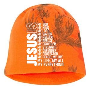 Jesus Is My Life My All My Everything Kati - Camo Knit Beanie