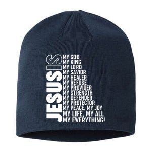 Jesus Is My Life My All My Everything Sustainable Beanie