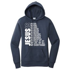 Jesus Is My Life My All My Everything Women's Pullover Hoodie