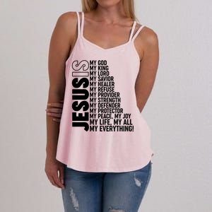 Jesus Is My Life My All My Everything Women's Strappy Tank