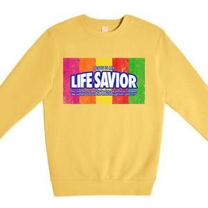 Jesus Is My Life Savior Premium Crewneck Sweatshirt