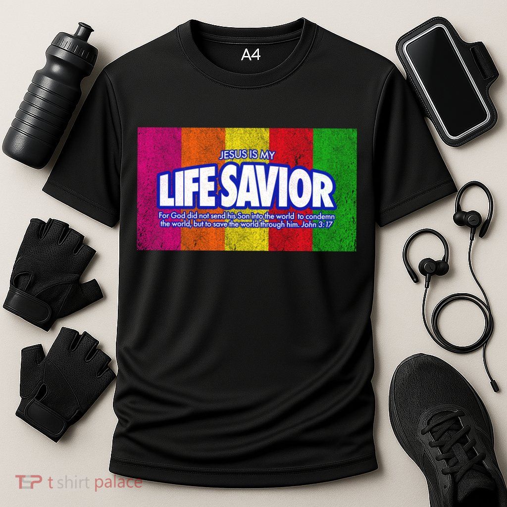 Jesus Is My Life Savior Cooling Performance Crew T-Shirt