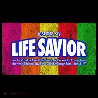 Jesus Is My Life Savior Button