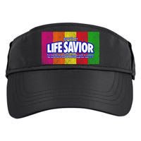 Jesus Is My Life Savior Adult Drive Performance Visor