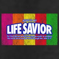 Jesus Is My Life Savior Adult Drive Performance Visor