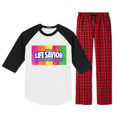 Jesus Is My Life Savior Raglan Sleeve Pajama Set