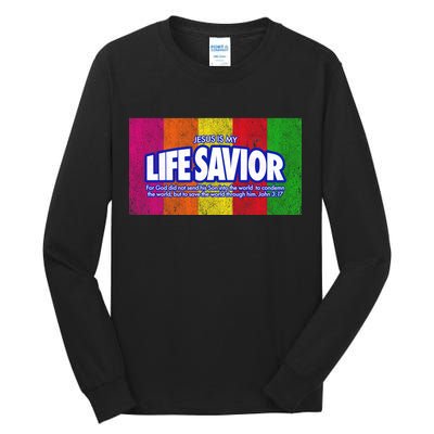 Jesus Is My Life Savior Tall Long Sleeve T-Shirt