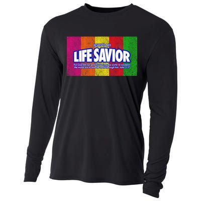 Jesus Is My Life Savior Cooling Performance Long Sleeve Crew