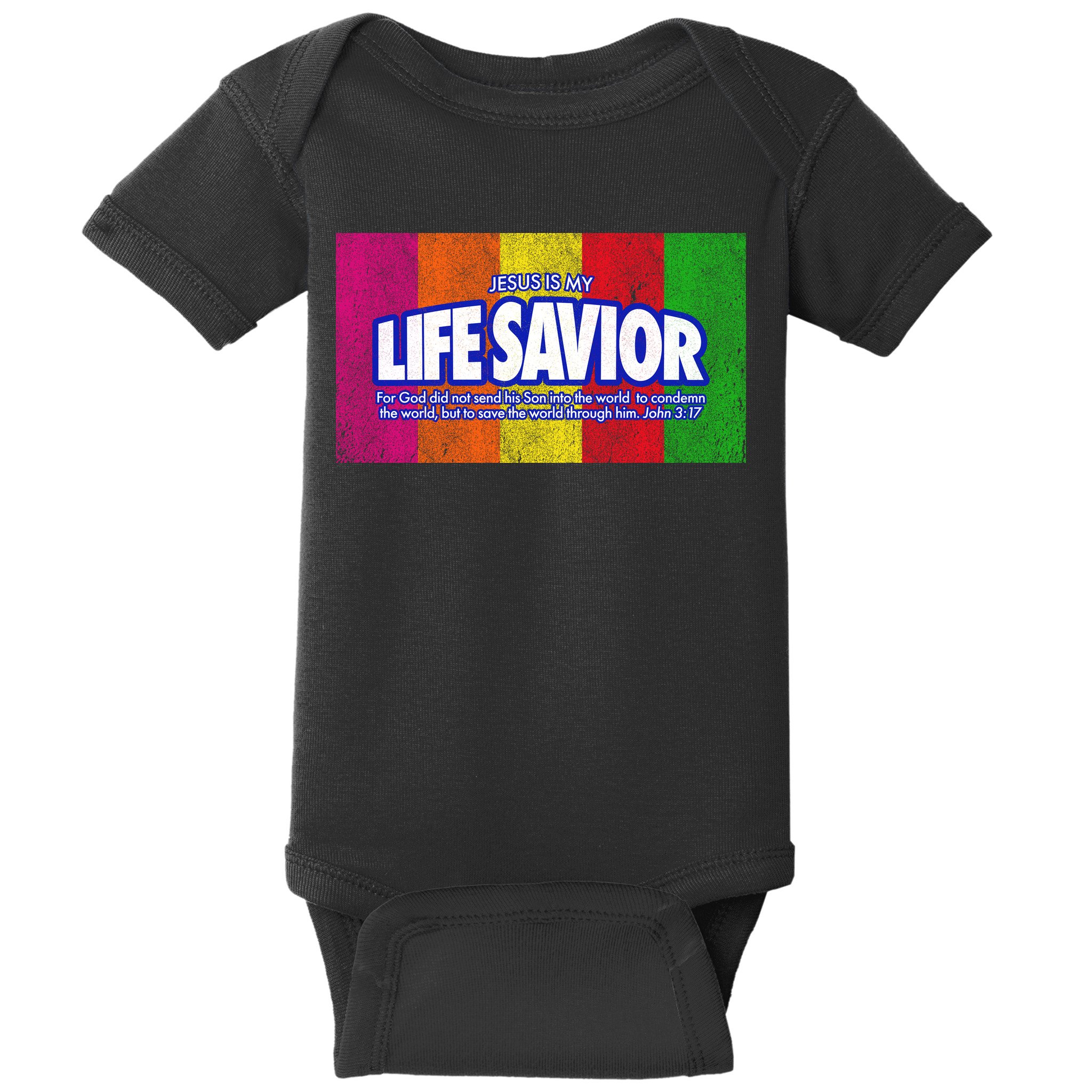 Jesus Is My Life Savior Baby Bodysuit