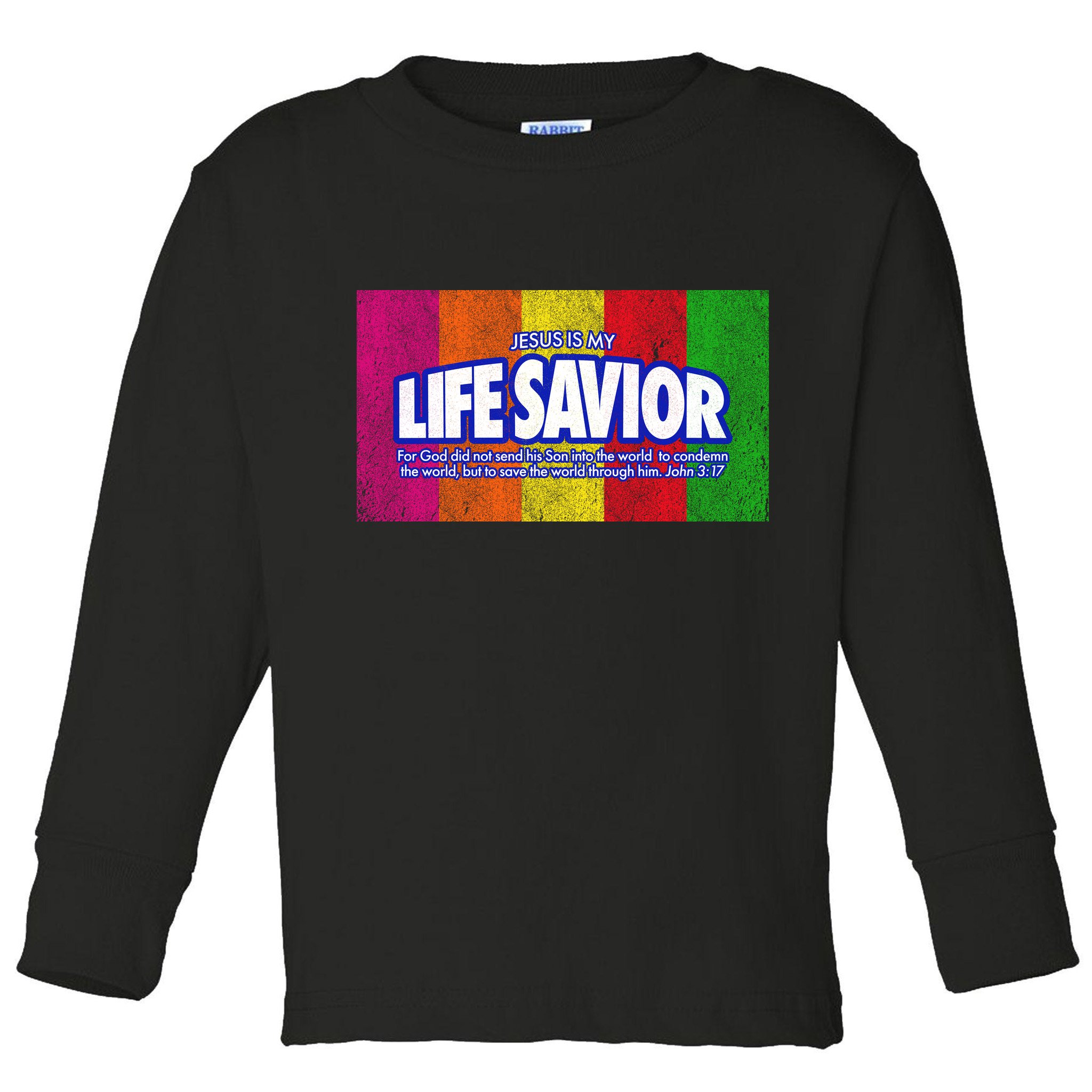 Jesus Is My Life Savior Toddler Long Sleeve Shirt