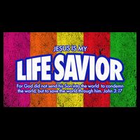Jesus Is My Life Savior Cropped Pullover Crew