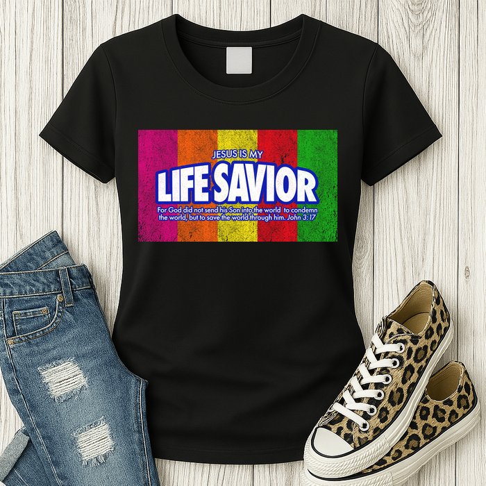 Jesus Is My Life Savior Womens T-Shirt
