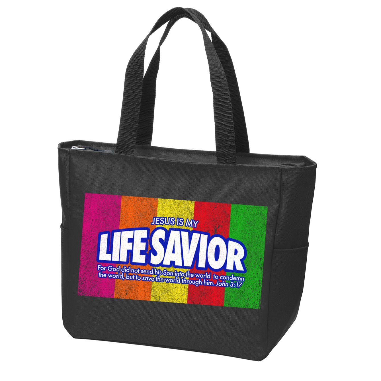 Jesus Is My Life Savior Zip Tote Bag