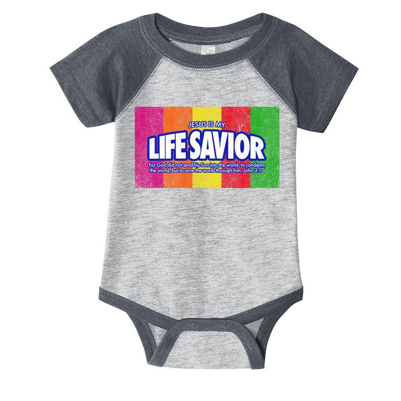 Jesus Is My Life Savior Infant Baby Jersey Bodysuit