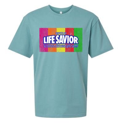 Jesus Is My Life Savior Sueded Cloud Jersey T-Shirt