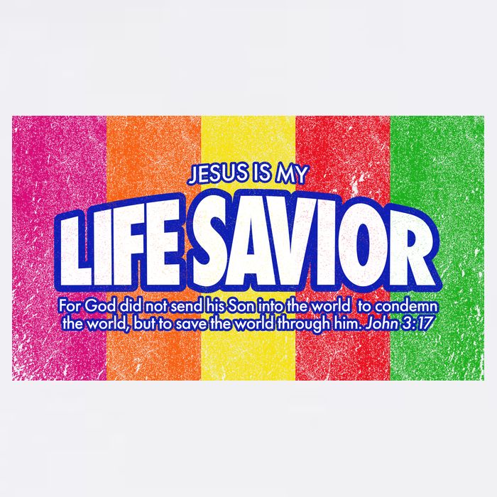 Jesus Is My Life Savior Garment-Dyed Sweatshirt