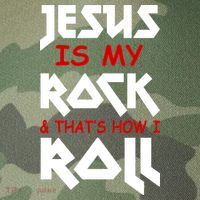 Jesus Is My Rock & Roll Legacy Tie Dye Trucker Hat