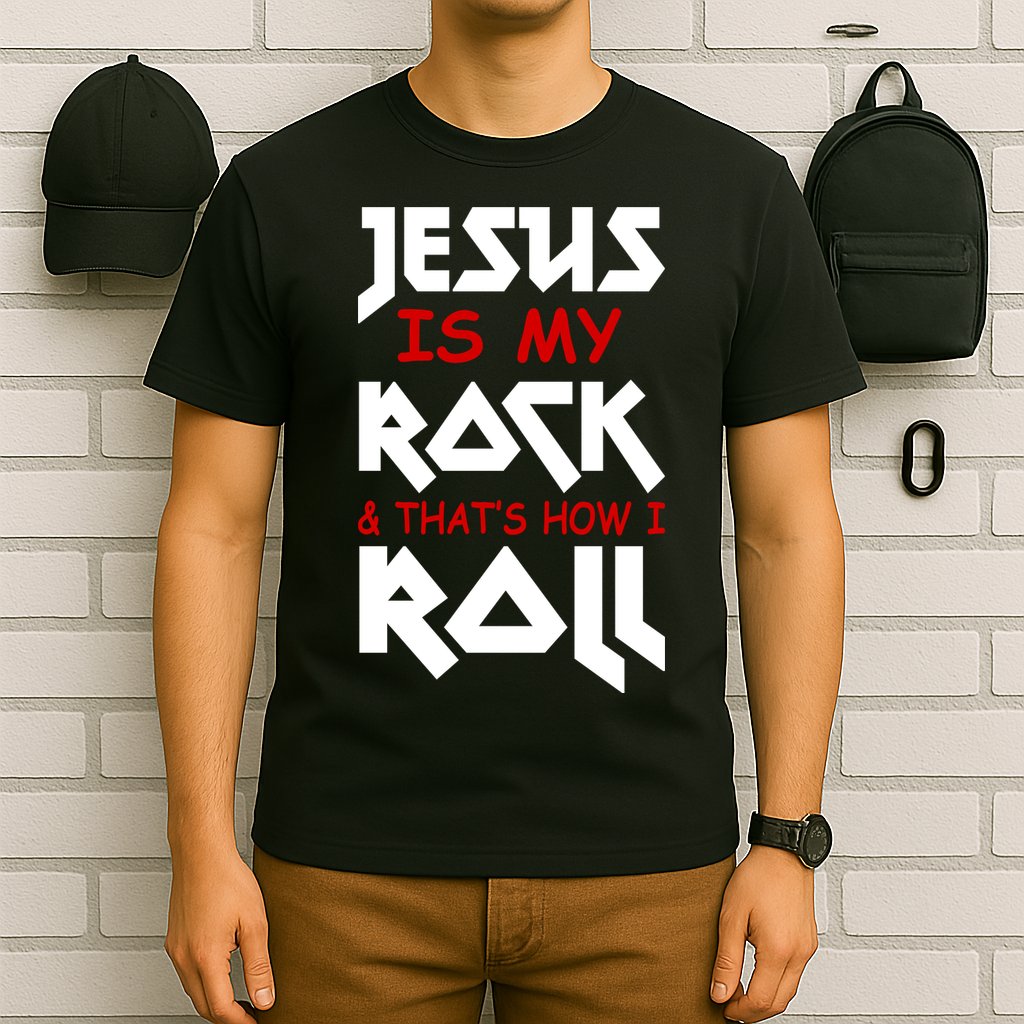 Jesus Is My Rock & Roll T-Shirt