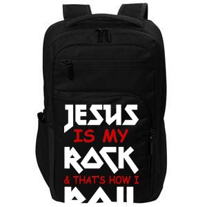 Jesus Is My Rock & Roll Impact Tech Backpack