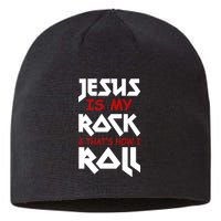 Jesus Is My Rock & Roll Sustainable Beanie