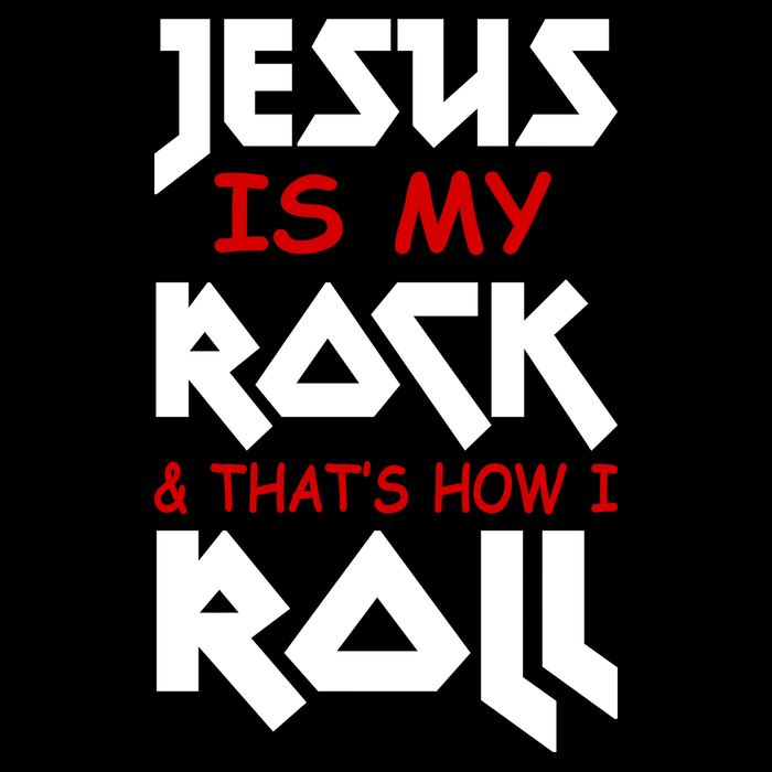 Jesus Is My Rock & Roll Magnet