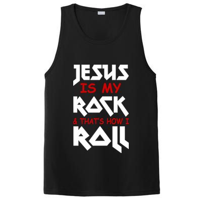 Jesus Is My Rock & Roll PosiCharge Competitor Tank
