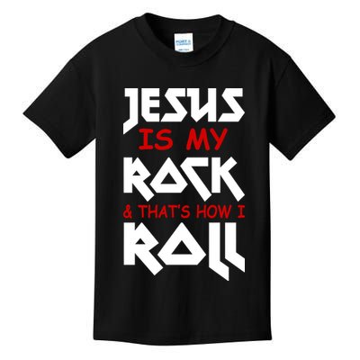 Jesus Is My Rock & Roll Kids T-Shirt