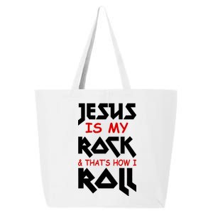 Jesus Is My Rock & Roll 25L Jumbo Tote