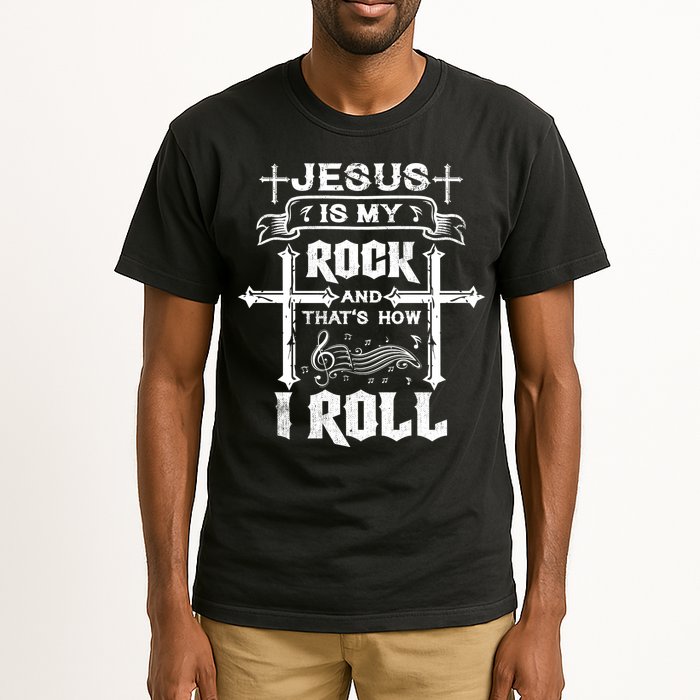 Jesus Is My Rock And Roll Christian  Tall T-Shirt