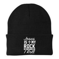 Jesus Is My Rock And That's How I Roll Beanie