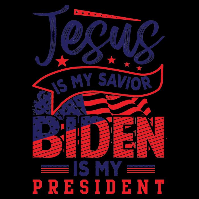 Jesus Is My Savior Biden Is My President Kids Colorblock Raglan Jersey