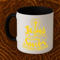 Jesus Is My Savior Cross Christian Mug
