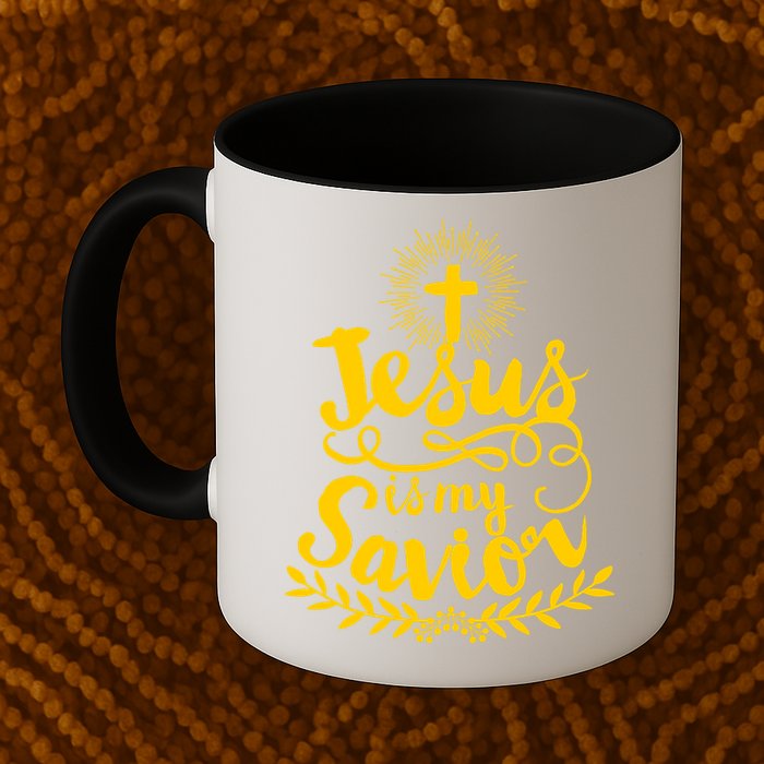 Jesus Is My Savior Cross Christian Mug