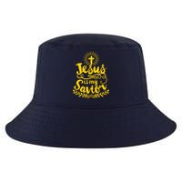 Jesus Is My Savior Cross Christian Cool Comfort Performance Bucket Hat