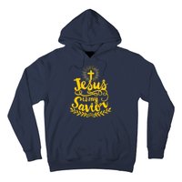 Jesus Is My Savior Cross Christian Hoodie