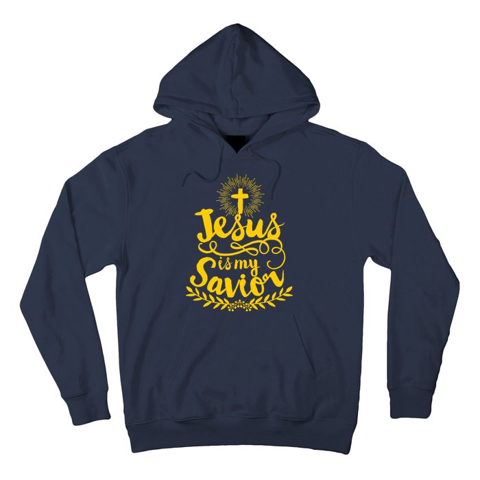 Jesus Is My Savior Cross Christian Hoodie