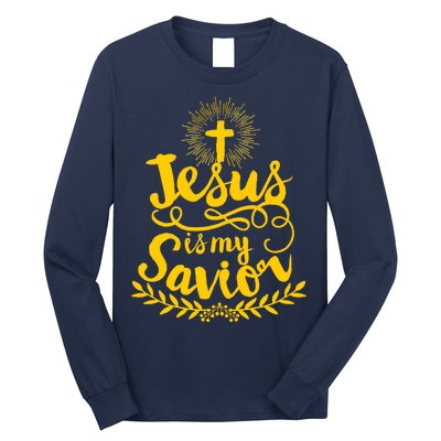 Jesus Is My Savior Cross Christian Long Sleeve Shirt