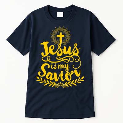 Jesus Is My Savior Cross Christian Tall T-Shirt