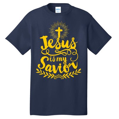 Jesus Is My Savior Cross Christian Tall T-Shirt