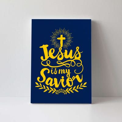 Jesus Is My Savior Cross Christian Canvas