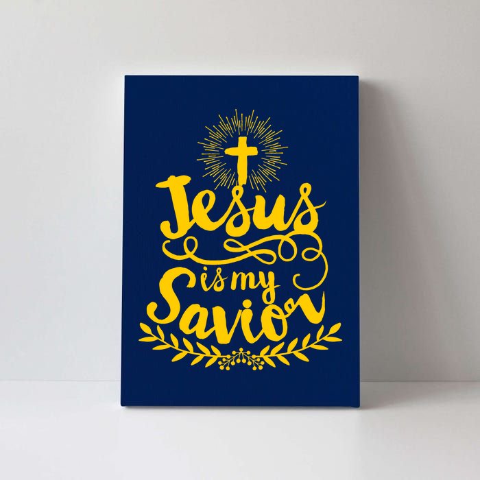 Jesus Is My Savior Cross Christian Canvas