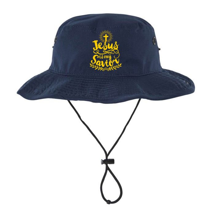 Jesus Is My Savior Cross Christian Bucket Hat
