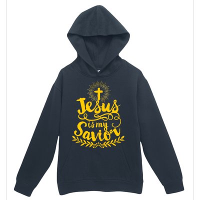 Jesus Is My Savior Cross Christian Urban Pullover Hoodie