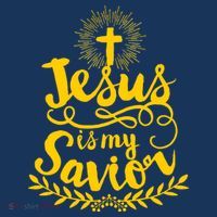 Jesus Is My Savior Cross Christian Mousepad