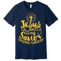 Jesus Is My Savior Cross Christian Premium T-Shirt