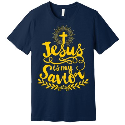 Jesus Is My Savior Cross Christian Premium T-Shirt