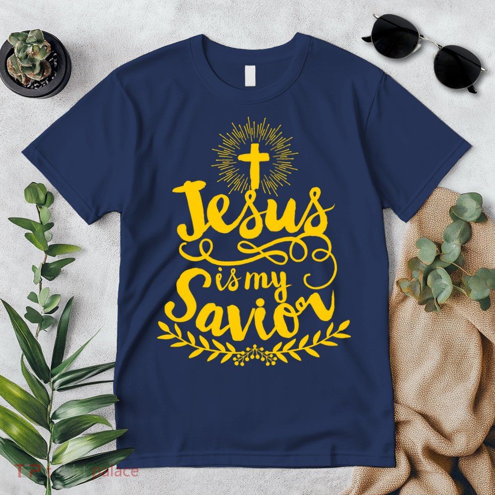 Jesus Is My Savior Cross Christian Premium T-Shirt