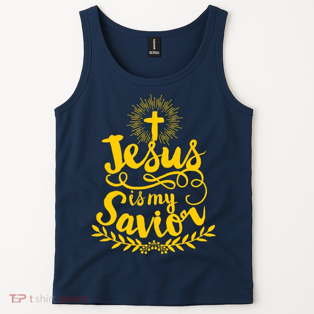 Jesus Is My Savior Cross Christian Tank Top